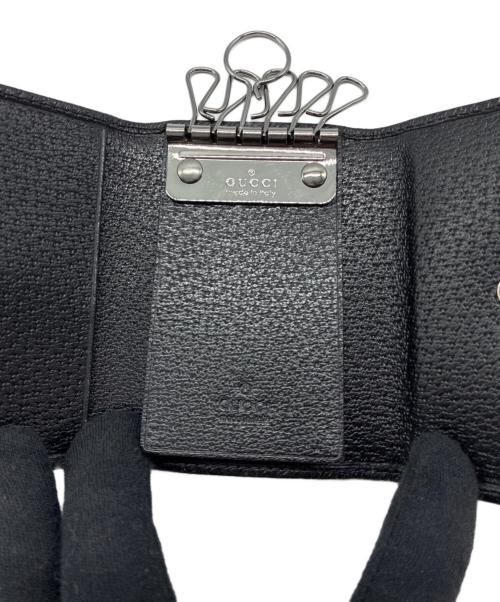 GUCCI（グッチ）GUCCI (グッチ) GGキャンバス キーケース ブラックの古着・服飾アイテム