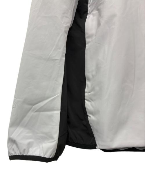 adidas（アディダス）adidas (アディダス) アダプテーション レギュラーフィット ストレッチ ウーブン フード付き フルジップ トラックトップ ブラック×ホワイト サイズ:Lの古着・服飾アイテム