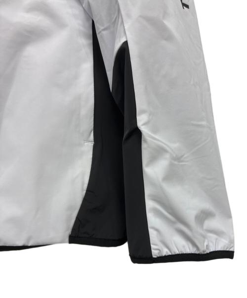 adidas（アディダス）adidas (アディダス) アダプテーション レギュラーフィット ストレッチ ウーブン フード付き フルジップ トラックトップ ブラック×ホワイト サイズ:Lの古着・服飾アイテム