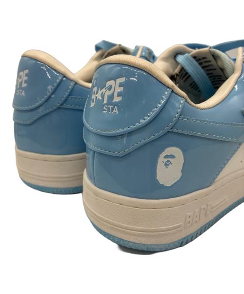 BAPE BY A BATHING APE（ベイプバイアベイシングエイプ）BAPE BY A BATHING APE (ベイプバイアベイシングエイプ) BAPE STA #3 ホワイト×ブルー サイズ:27.5cmの古着・服飾アイテム