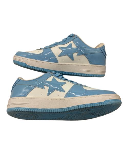 BAPE BY A BATHING APE（ベイプバイアベイシングエイプ）BAPE BY A BATHING APE (ベイプバイアベイシングエイプ) BAPE STA #3 ホワイト×ブルー サイズ:27.5cmの古着・服飾アイテム