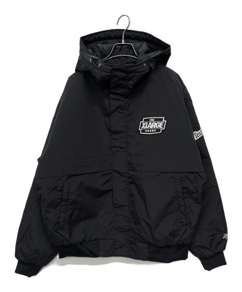 X-LARGE（エクストララージ）X-LARGE (エクストララージ) ナイロン パファー ジャケット ブラック サイズ:Lの古着・服飾アイテム