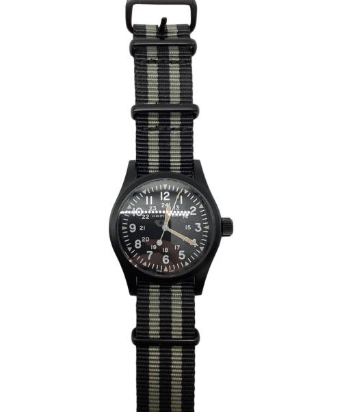 HAMILTON（ハミルトン）HAMILTON (ハミルトン) カーキフィールド 腕時計 ブラックの古着・服飾アイテム