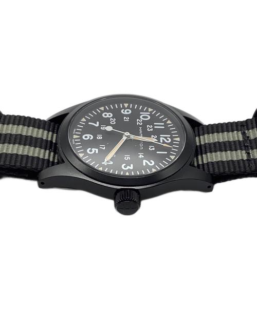 HAMILTON（ハミルトン）HAMILTON (ハミルトン) カーキフィールド 腕時計 ブラックの古着・服飾アイテム