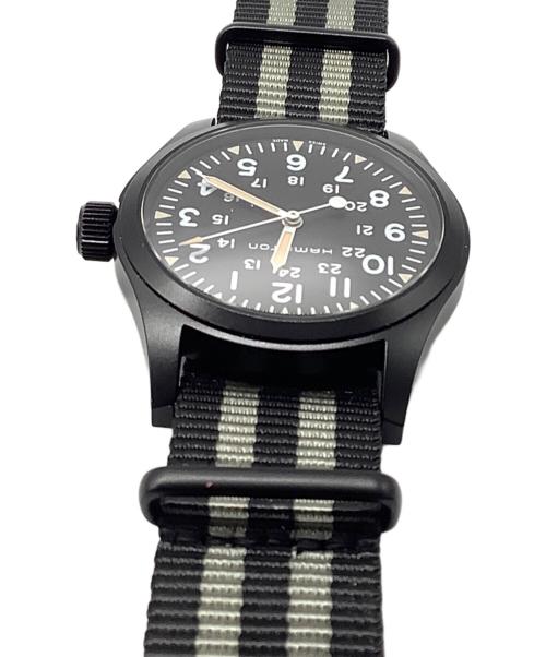HAMILTON（ハミルトン）HAMILTON (ハミルトン) カーキフィールド 腕時計 ブラックの古着・服飾アイテム