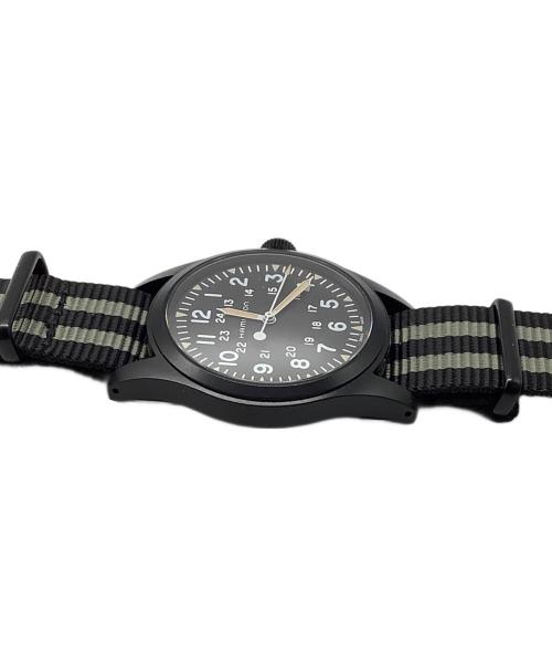 HAMILTON（ハミルトン）HAMILTON (ハミルトン) カーキフィールド 腕時計 ブラックの古着・服飾アイテム