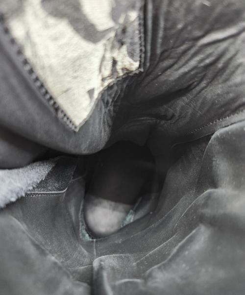 RICK OWENS（リックオウエンス）RICK OWENS (リックオウエンス) Cargo Basket Leather Boots ブラック サイズ:43の古着・服飾アイテム