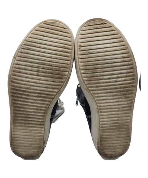 RICK OWENS（リックオウエンス）RICK OWENS (リックオウエンス) Cargo Basket Leather Boots ブラック サイズ:43の古着・服飾アイテム