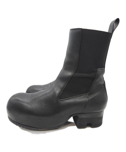RICK OWENS（リックオウエンス）RICK OWENS (リックオウエンス) Beatle Ballast boots ブラック サイズ:43の古着・服飾アイテム