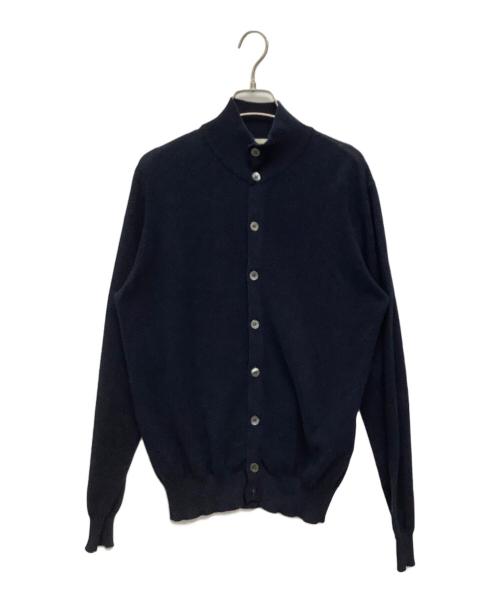 FILIPPO DE LAURENTIIS（フィリッポ・デ・ローレンティス）FILIPPO DE LAURENTIIS (フィリッポ・デ・ローレンティス) 薄手カーディガン ネイビー サイズ:50の古着・服飾アイテム