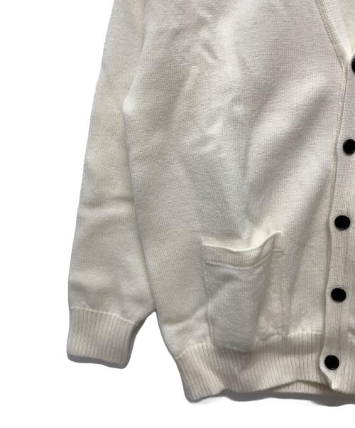 WACKO MARIA（ワコマリア）WACKO MARIA (ワコマリア) 厚手カーディガン ホワイト サイズ:Mの古着・服飾アイテム
