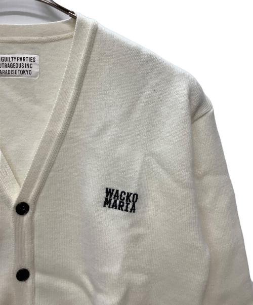 WACKO MARIA（ワコマリア）WACKO MARIA (ワコマリア) 厚手カーディガン ホワイト サイズ:Mの古着・服飾アイテム
