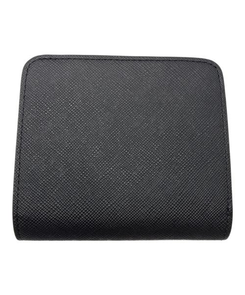 PAUL SMITH（ポールスミス）Paul Smith (ポールスミス) ブライトストライププラー コンパクトウォレット ブラックの古着・服飾アイテム