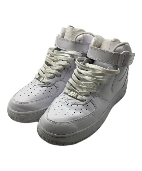 NIKE（ナイキ）NIKE (ナイキ) Supreme (シュプリーム) ハイカットスニーカー ホワイト サイズ:27の古着・服飾アイテム