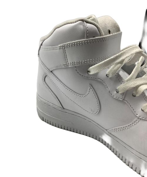 NIKE（ナイキ）NIKE (ナイキ) Supreme (シュプリーム) ハイカットスニーカー ホワイト サイズ:27の古着・服飾アイテム