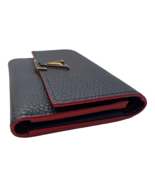 LOUIS VUITTON（ルイ ヴィトン）LOUIS VUITTON (ルイ ヴィトン) トリヨン ポルトフォイユ・カプシーヌコンパクト ネイビーの古着・服飾アイテム