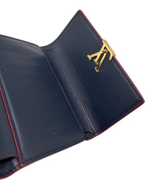 LOUIS VUITTON（ルイ ヴィトン）LOUIS VUITTON (ルイ ヴィトン) トリヨン ポルトフォイユ・カプシーヌコンパクト ネイビーの古着・服飾アイテム