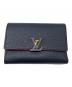 LOUIS VUITTON（ルイ ヴィトン）の古着「トリヨン ポルトフォイユ・カプシーヌコンパクト」｜ネイビー