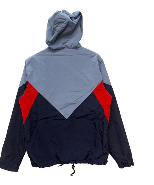 stussy（ステューシー）stussy (ステューシー) Patta (パタ) アノラックパーカー ブルー×レッド サイズ:Mの古着・服飾アイテム
