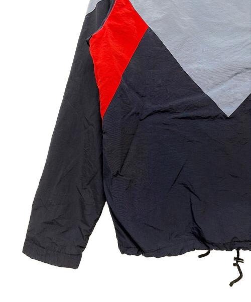 stussy（ステューシー）stussy (ステューシー) Patta (パタ) アノラックパーカー ブルー×レッド サイズ:Mの古着・服飾アイテム