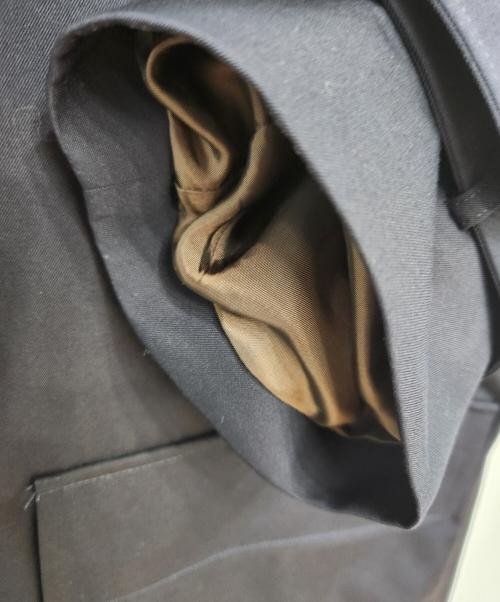 TOMORROW LAND（トゥモローランド）TOMORROW LAND (トゥモローランド) Super120'sウール シングルトレンチコート ネイビー サイズ:XSの古着・服飾アイテム