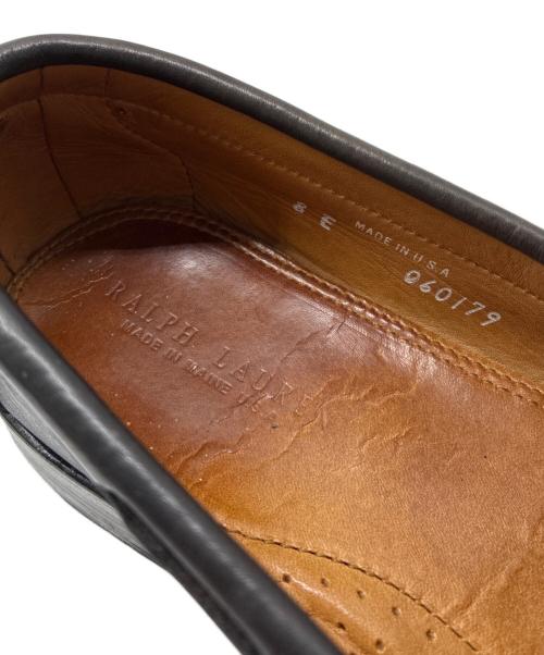 RALPH LAUREN（ラルフローレン）RALPH LAUREN (ラルフローレン) USA製 キルトタッセルローファー ブラック サイズ:8Eの古着・服飾アイテム