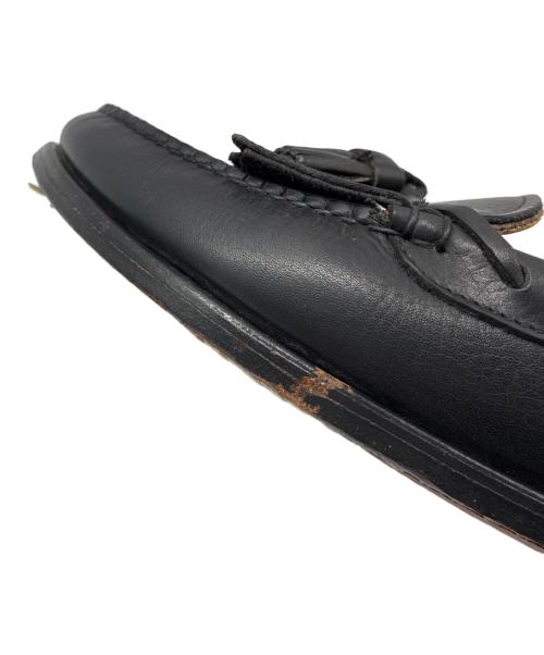 RALPH LAUREN（ラルフローレン）RALPH LAUREN (ラルフローレン) USA製 キルトタッセルローファー ブラック サイズ:8Eの古着・服飾アイテム