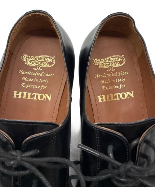 Hilton（ヒルトン）Hilton (ヒルトン) CALZOLERIA TOSCANA ストレートチップシューズ ブラック サイズ:SIZE 41の古着・服飾アイテム