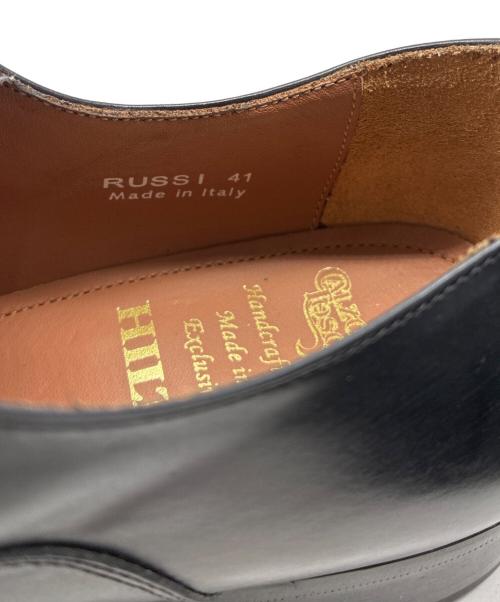 Hilton（ヒルトン）Hilton (ヒルトン) CALZOLERIA TOSCANA ストレートチップシューズ ブラック サイズ:SIZE 41の古着・服飾アイテム