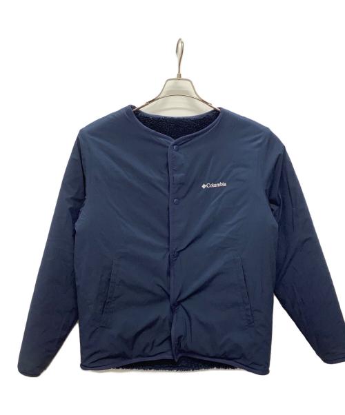 Columbia（コロンビア）Columbia (コロンビア) リバーシブルボアジャケット ネイビー サイズ:Lの古着・服飾アイテム
