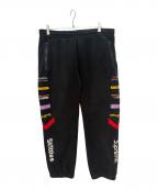 SUPREMEシュプリーム）の古着「スウェットパンツ」｜ブラック