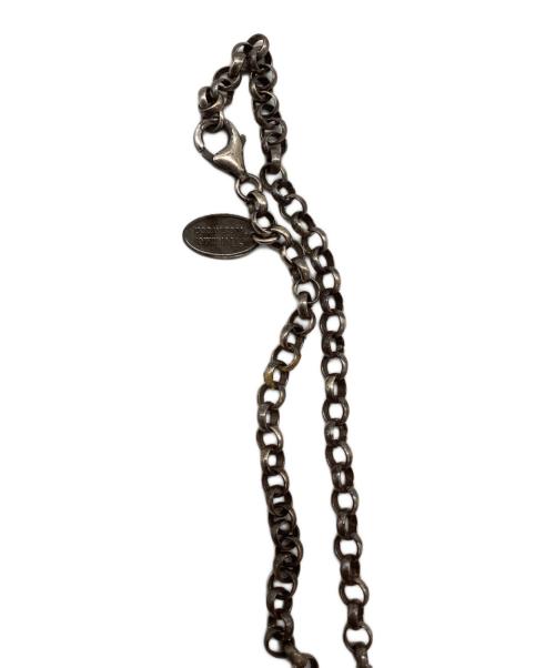 Vivienne Westwood（ヴィヴィアンウエストウッド）Vivienne Westwood (ヴィヴィアンウエストウッド) ネックレス シルバー×グリーンの古着・服飾アイテム