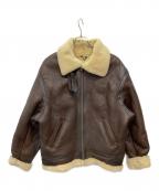 TEODEMテオデム）の古着「ムートンジャケット」｜ブラウン