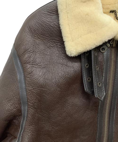 TEODEM（テオデム）TEODEM (テオデム) ムートンジャケット ブラウン サイズ:Mの古着・服飾アイテム