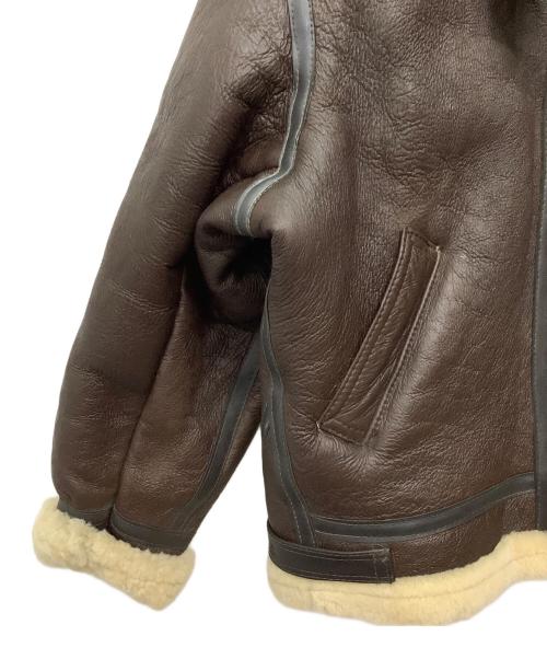 TEODEM（テオデム）TEODEM (テオデム) ムートンジャケット ブラウン サイズ:Mの古着・服飾アイテム