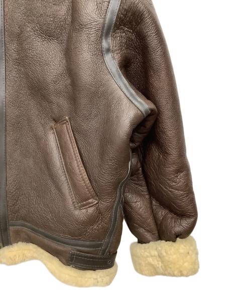 TEODEM（テオデム）TEODEM (テオデム) ムートンジャケット ブラウン サイズ:Mの古着・服飾アイテム