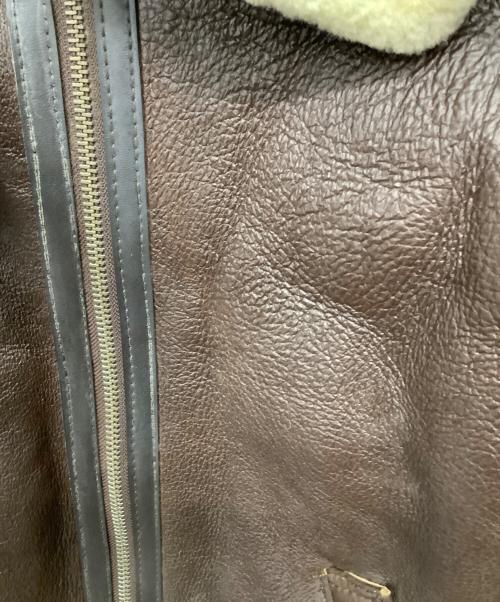 TEODEM（テオデム）TEODEM (テオデム) ムートンジャケット ブラウン サイズ:Mの古着・服飾アイテム