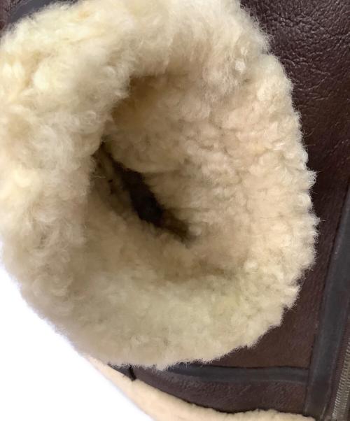 TEODEM（テオデム）TEODEM (テオデム) ムートンジャケット ブラウン サイズ:Mの古着・服飾アイテム