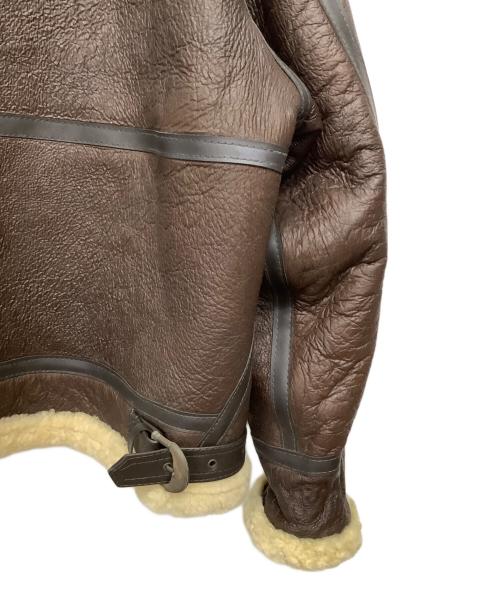 TEODEM（テオデム）TEODEM (テオデム) ムートンジャケット ブラウン サイズ:Mの古着・服飾アイテム