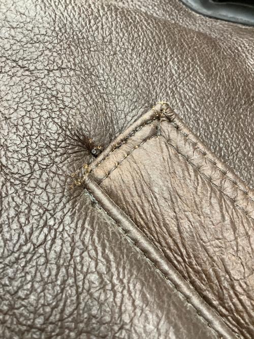 TEODEM（テオデム）TEODEM (テオデム) ムートンジャケット ブラウン サイズ:Mの古着・服飾アイテム