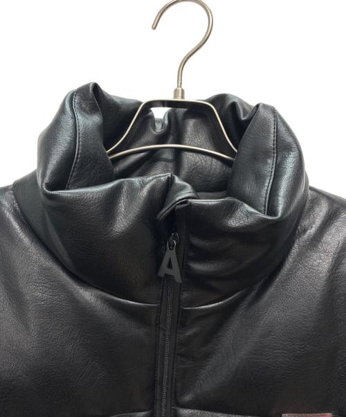 A FEW GOOD KIDS（アフューグッドキッズ）A FEW GOOD KIDS (アフューグッドキッズ) フェイクレザーパディングジャケット ブラック サイズ:Lの古着・服飾アイテム