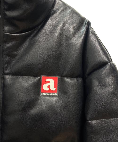 A FEW GOOD KIDS（アフューグッドキッズ）A FEW GOOD KIDS (アフューグッドキッズ) フェイクレザーパディングジャケット ブラック サイズ:Lの古着・服飾アイテム