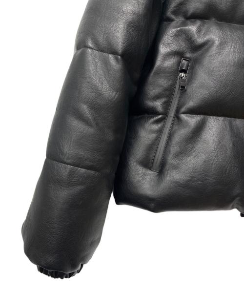 A FEW GOOD KIDS（アフューグッドキッズ）A FEW GOOD KIDS (アフューグッドキッズ) フェイクレザーパディングジャケット ブラック サイズ:Lの古着・服飾アイテム