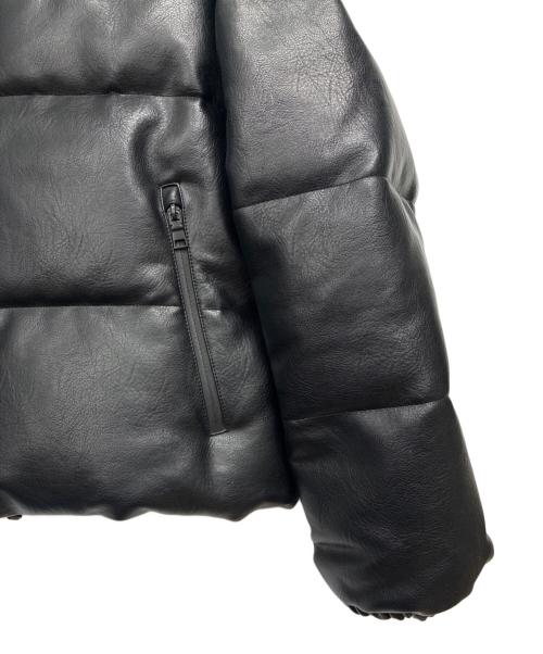 A FEW GOOD KIDS（アフューグッドキッズ）A FEW GOOD KIDS (アフューグッドキッズ) フェイクレザーパディングジャケット ブラック サイズ:Lの古着・服飾アイテム