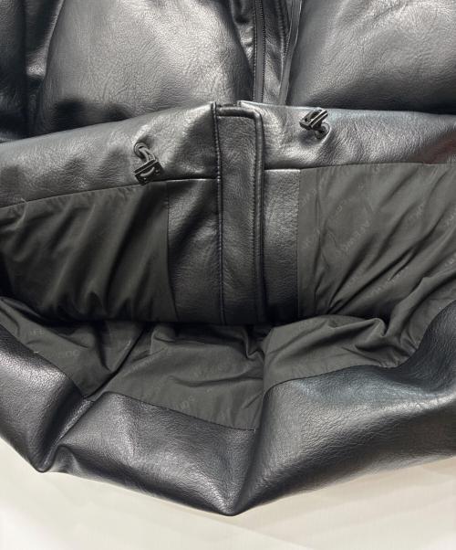 A FEW GOOD KIDS（アフューグッドキッズ）A FEW GOOD KIDS (アフューグッドキッズ) フェイクレザーパディングジャケット ブラック サイズ:Lの古着・服飾アイテム