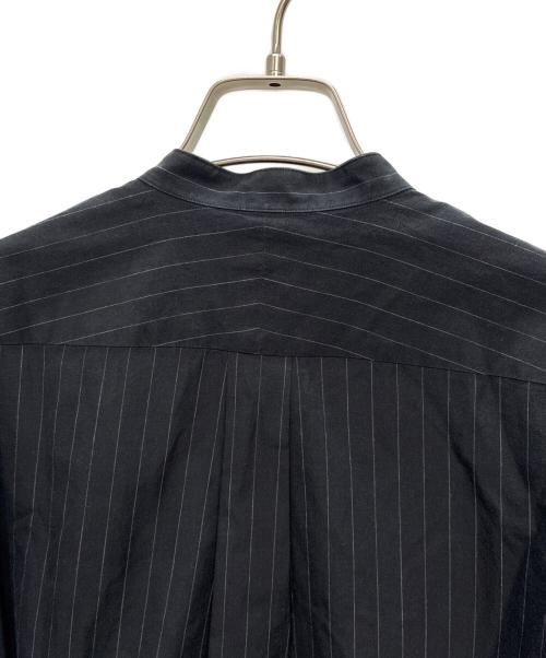 COMOLI（コモリ）COMOLI (コモリ) Band color shirt バンドカラー 長袖 シャツ ネイビー サイズ:SIZE 1の古着・服飾アイテム