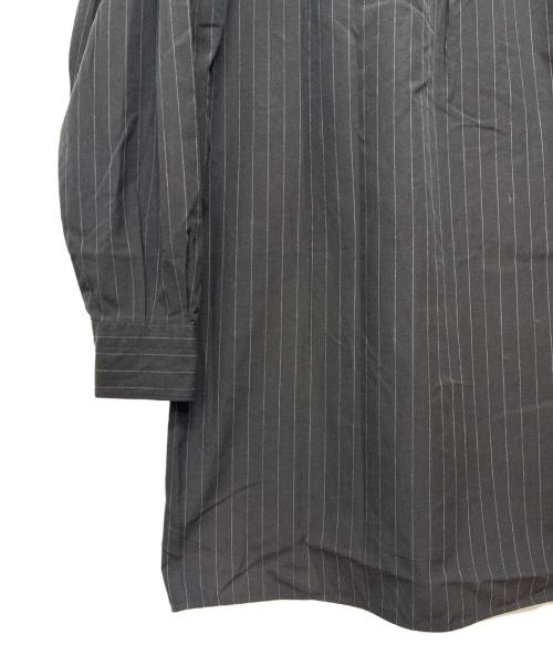 COMOLI（コモリ）COMOLI (コモリ) Band color shirt バンドカラー 長袖 シャツ ネイビー サイズ:SIZE 1の古着・服飾アイテム