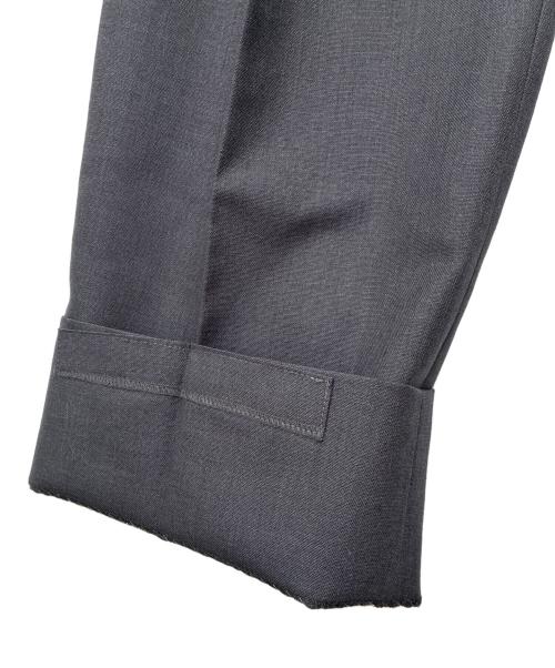 AURALEE（オーラリー）AURALEE (オーラリー) BLUEFACED WOOL SLACKS グレー サイズ:size 4の古着・服飾アイテム