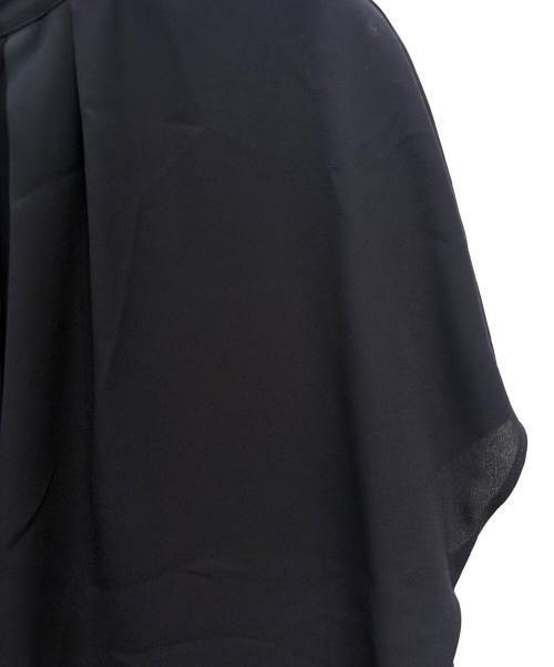 23区（ニジュウサンク）23区 (ニジュウサンク) 半袖ブラウス ネイビー サイズ:40の古着・服飾アイテム