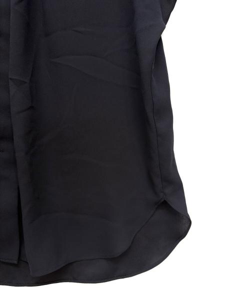23区（ニジュウサンク）23区 (ニジュウサンク) 半袖ブラウス ネイビー サイズ:40の古着・服飾アイテム
